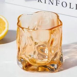 2 PCS Thick Twisted Creative Whisky Class Colorful Luxury living New 🔥🔥 Amber